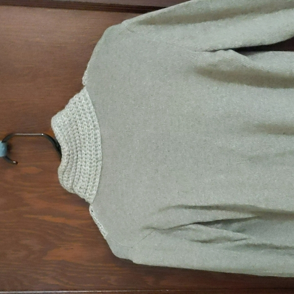 Chiaramente Italian Wool Blend Blown Long Buckle Front Cardigan  Pockets Sz Sm - Picture 11 of 11